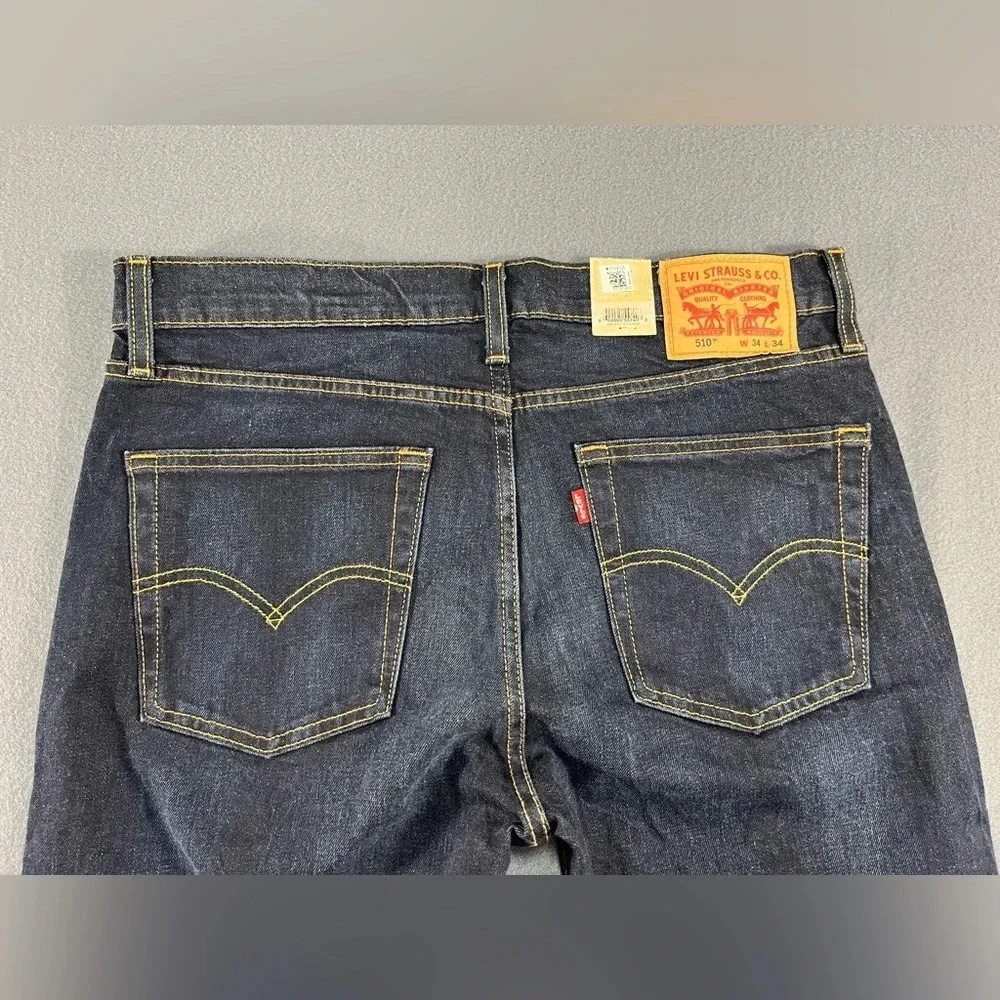 NEW Levi’s 510 Dark Wash 34 x 34